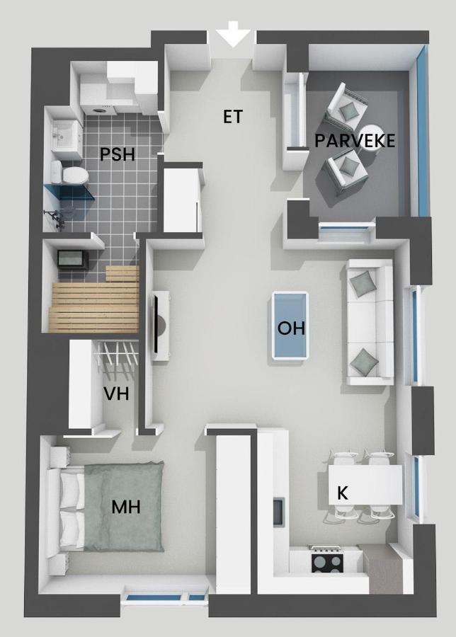 "Kanava" - New 1Br Apartment With Sauna, Balcony & Views, Hosted By 2Ndhomes Tampere Bagian luar foto